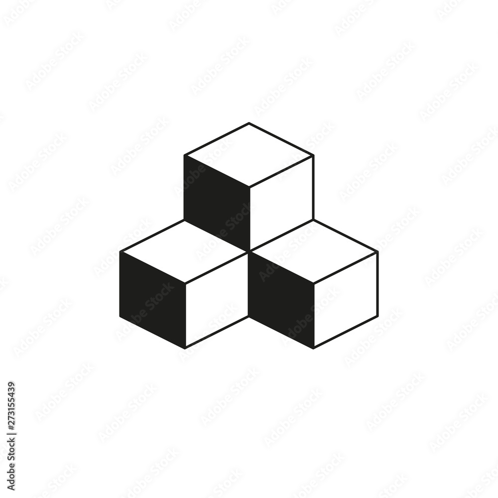 Icon alpha cubes Icon alpha cubes