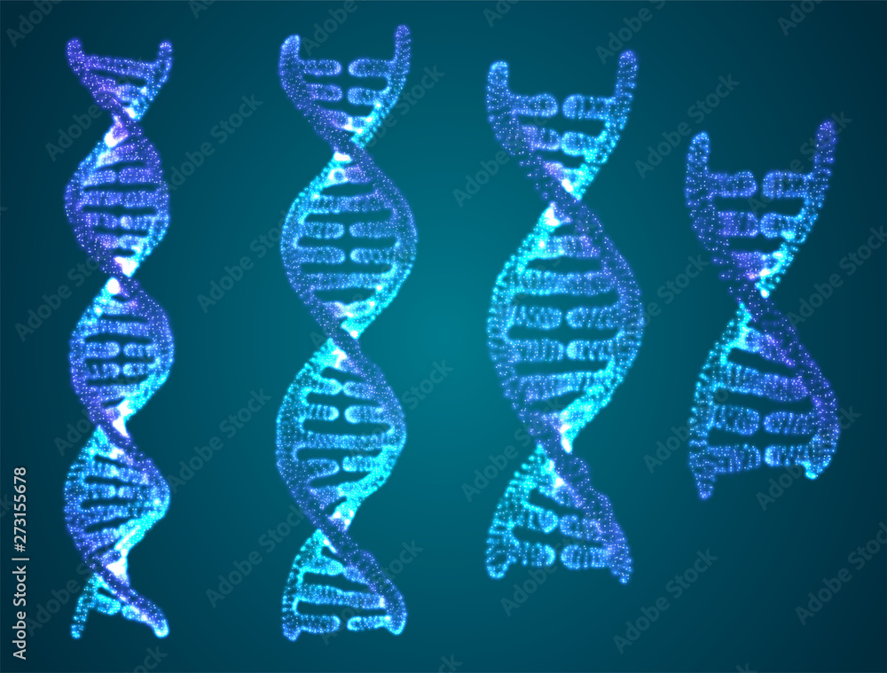 vector set abstract element. scientific research and treatment of diseases. DNA vector set abstract element. scientific research and treatment of diseases. DNA
