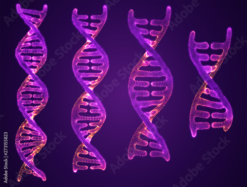 vector set abstract element. scientific research and treatment of diseases. DNA