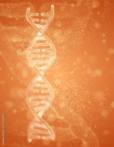 vector abstract element. scientific research and treatment of diseases. DNA