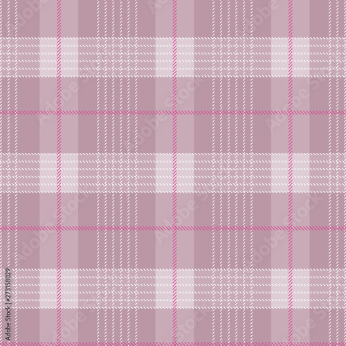 Light purple/mauve colored tartan plaid checkered pattern for textile/fabric/garment/kitchen towel etc