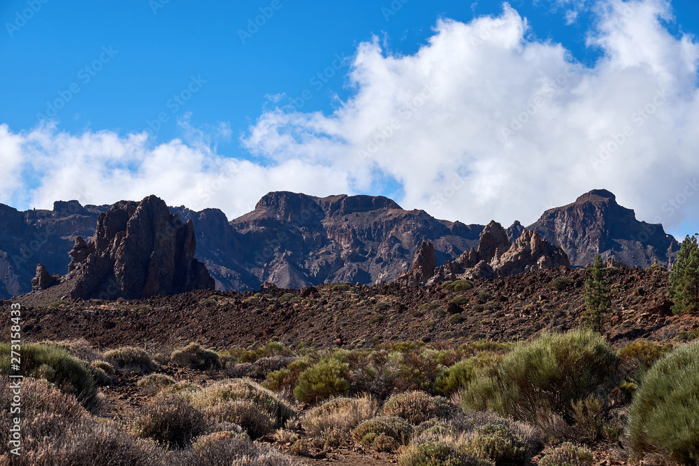 Teide National Park Roques de Garcia in Tenerife at Canary Islands Teide National Park Roques de Garcia in Tenerife at Canary Islands