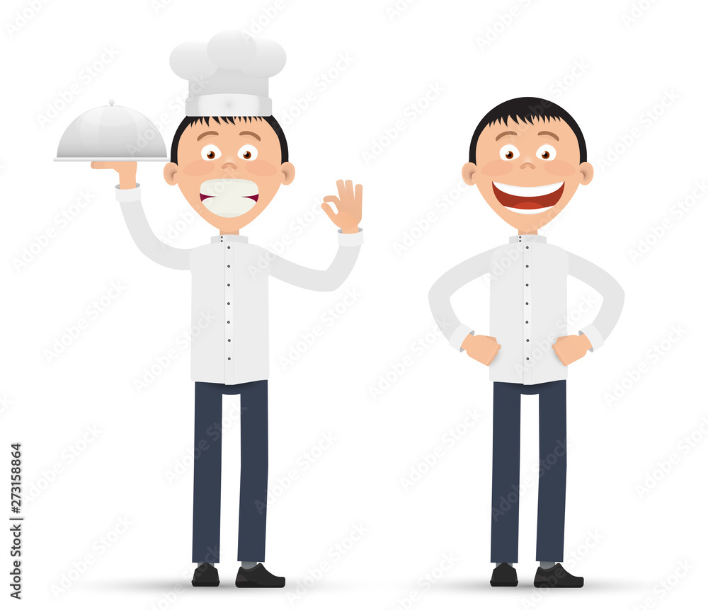 Vector flat cartoon character ready for animation and print. Vector flat cartoon character ready for animation and print.