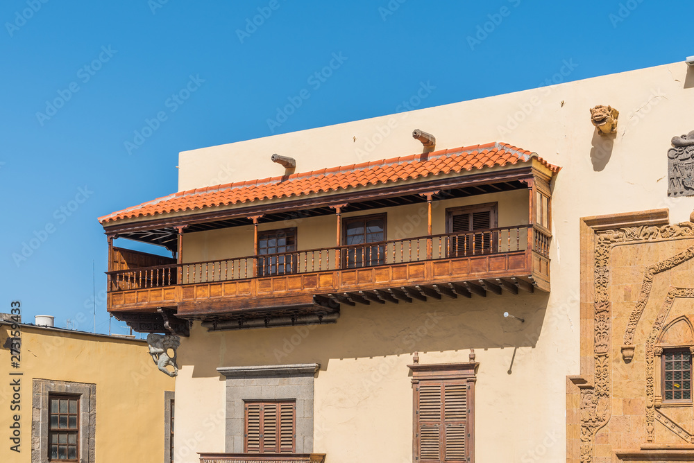 Columbus House in Las Palmas de Gran Canaria, Spain. Columbus House in Las Palmas de Gran Canaria, Spain.