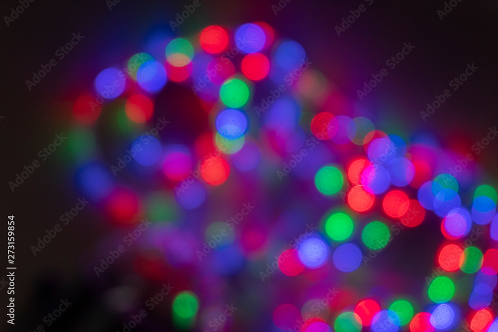 Bokeh lights on the background Bokeh lights on the background