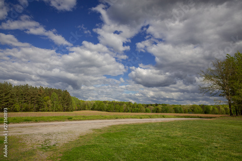 Farm in spring