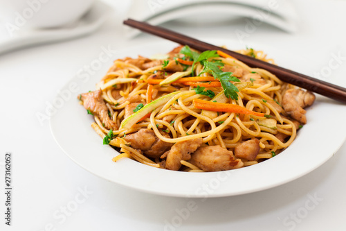 chicken fried noodles