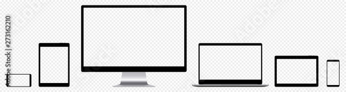 Monitor Notebook Tablet Smartphone collection