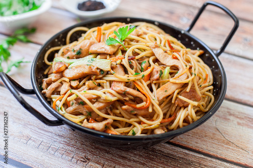 chicken fried noodles