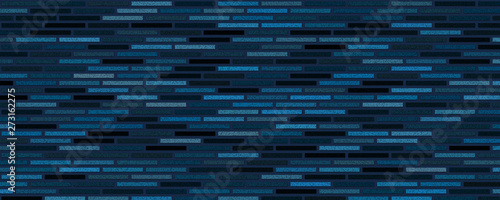 Blue brickwall texture background