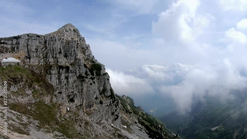 timelapse of the pasubio in the italian alps timelapse of the pasubio in the italian alps