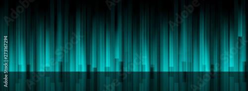 Lines abstract turquoise light background