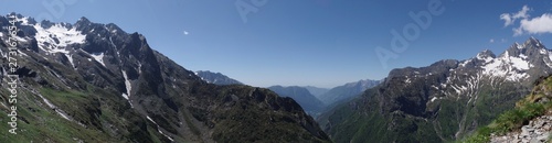 Panorama sulle montagne bergamasche val seriana orobie