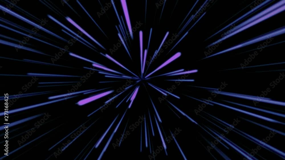 Abstract cosmic background 4k. Blue and purple neon glowing rays and lines in motion. The formation of a new galaxy by the big bang. Movement to another galaxy at the speed of light. Looped Animation. Abstract cosmic background 4k. Blue and purple neon glowing rays and lines in motion. The formation of a new galaxy by the big bang. Movement to another galaxy at the speed of light. Looped Animation.