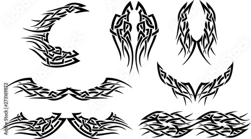 Tattoo Tribal Style Abstract Bundle