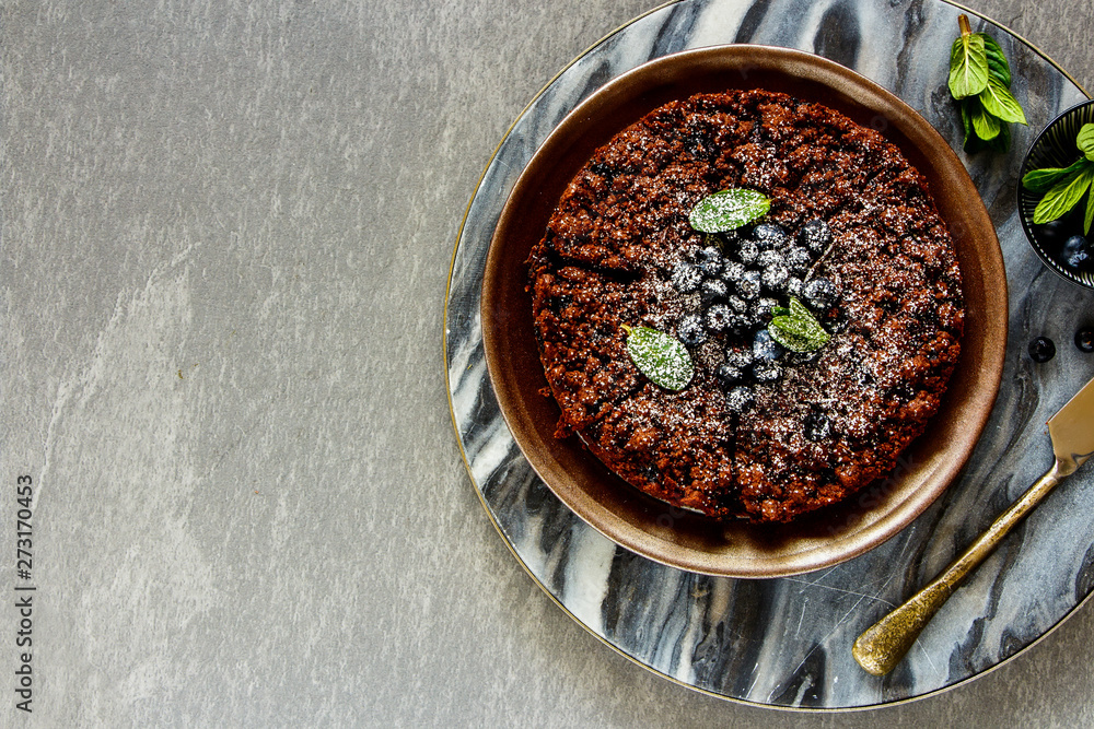 Chocolate blueberry crumble Chocolate blueberry crumble