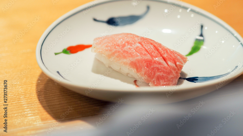 Otoro Sushi (Fatty tuna)