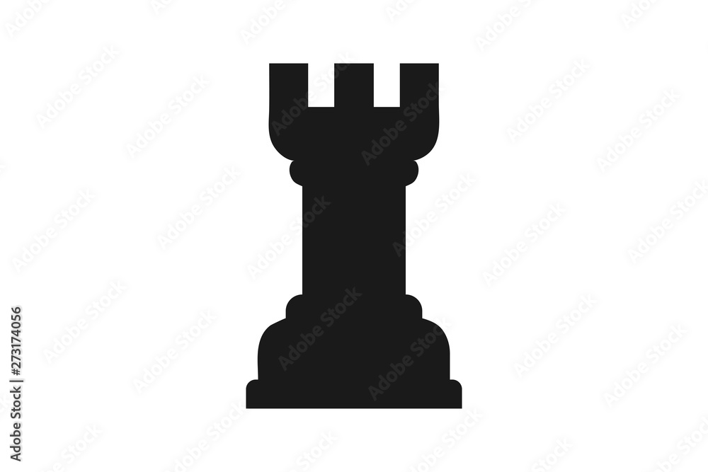 Rook, castle. Black and white rook with a description of the position on  the chessboard and moves. Educational material for beginner chess players.  8383074 Vector Art at Vecteezy