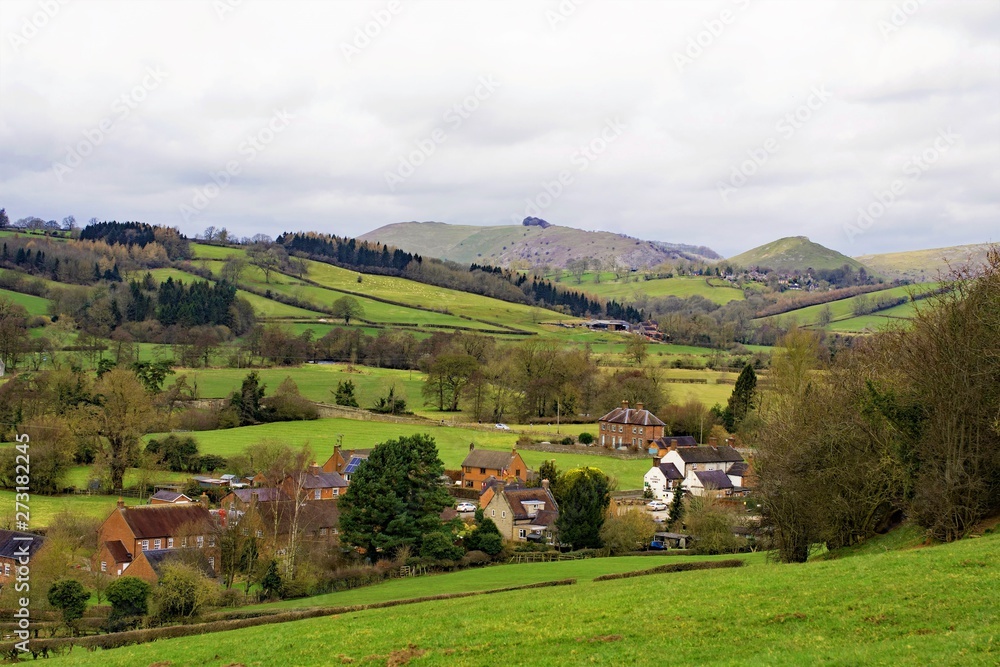 The village of Okeover, near Ashbourne, Derbyshire