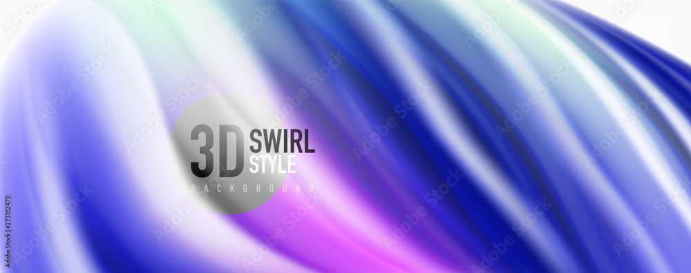 Color flowing waves, liquid conceptual abstract background Color flowing waves, liquid conceptual abstract background