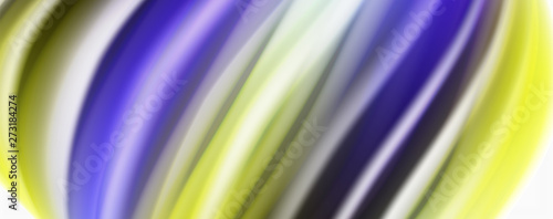 Glossy colorful liquid waves abstract background,, modern techno lines