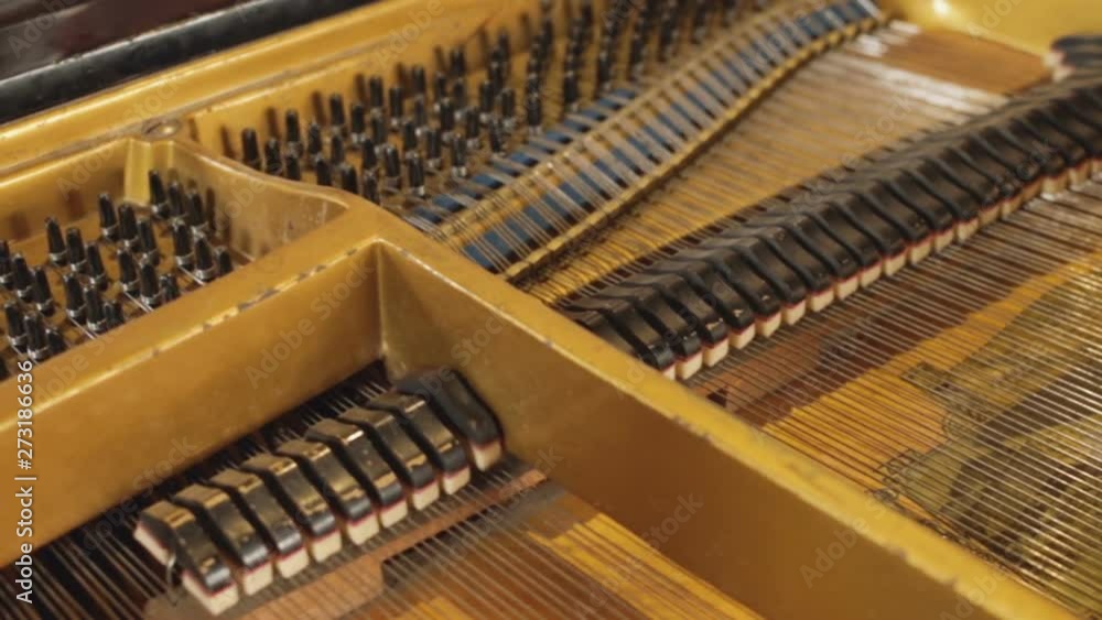 The inner mechanism of the piano piano. Mechanism. Music. The inner mechanism of the piano piano. Mechanism. Music.