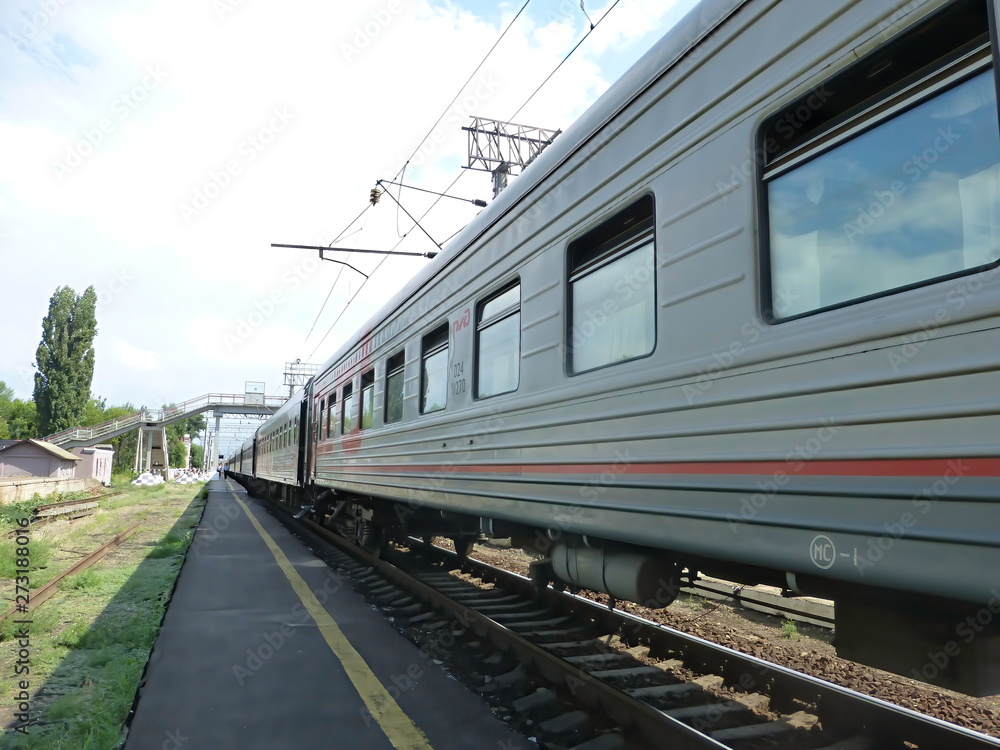 Obraz premium train at station