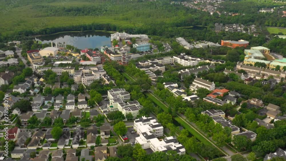 Celebration Town Florida USA 4k Celebration Town Florida USA 4k