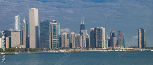 Chicago Cityscape with its numerous skyscrapers