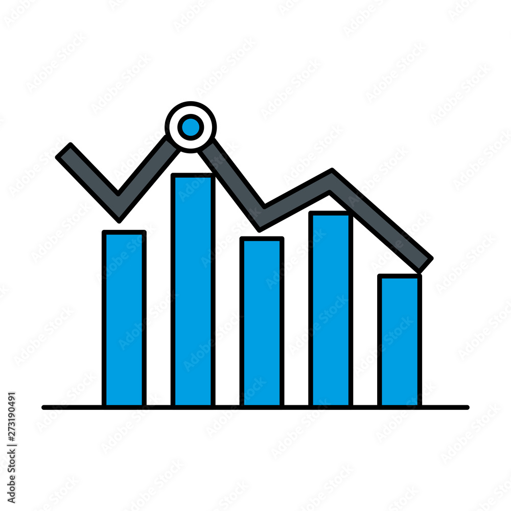 statistics bars isolated icon vector illustrator statistics bars isolated icon vector illustrator