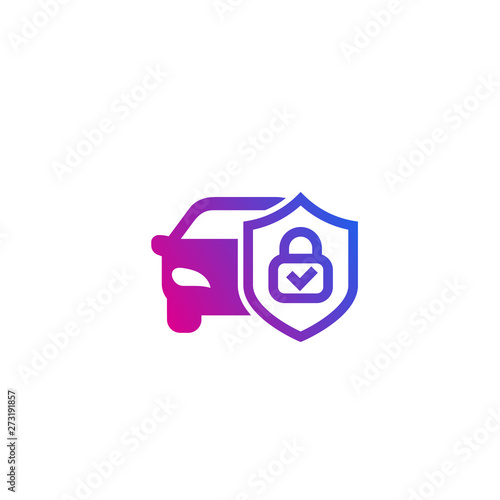 car alarm, protection icon