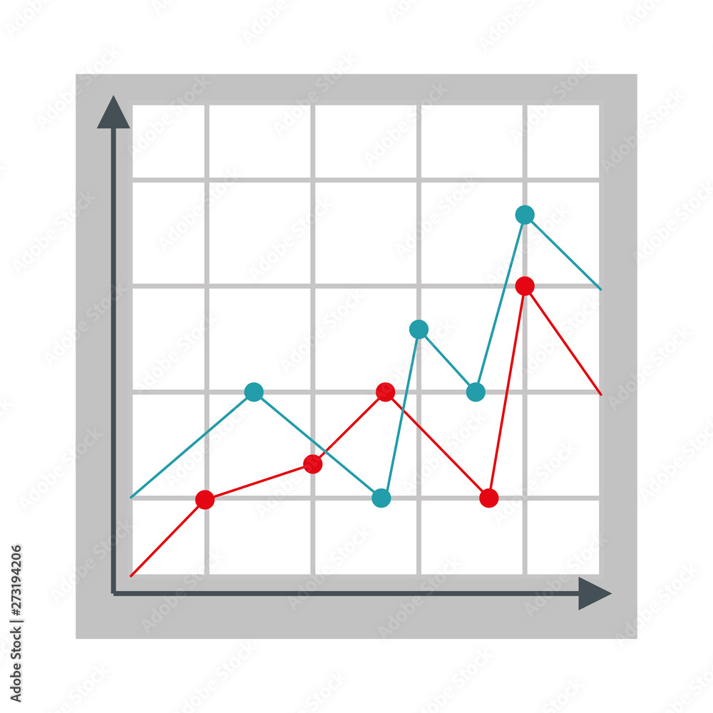 Obraz premium statistics bars isolated icon vector illustrator
