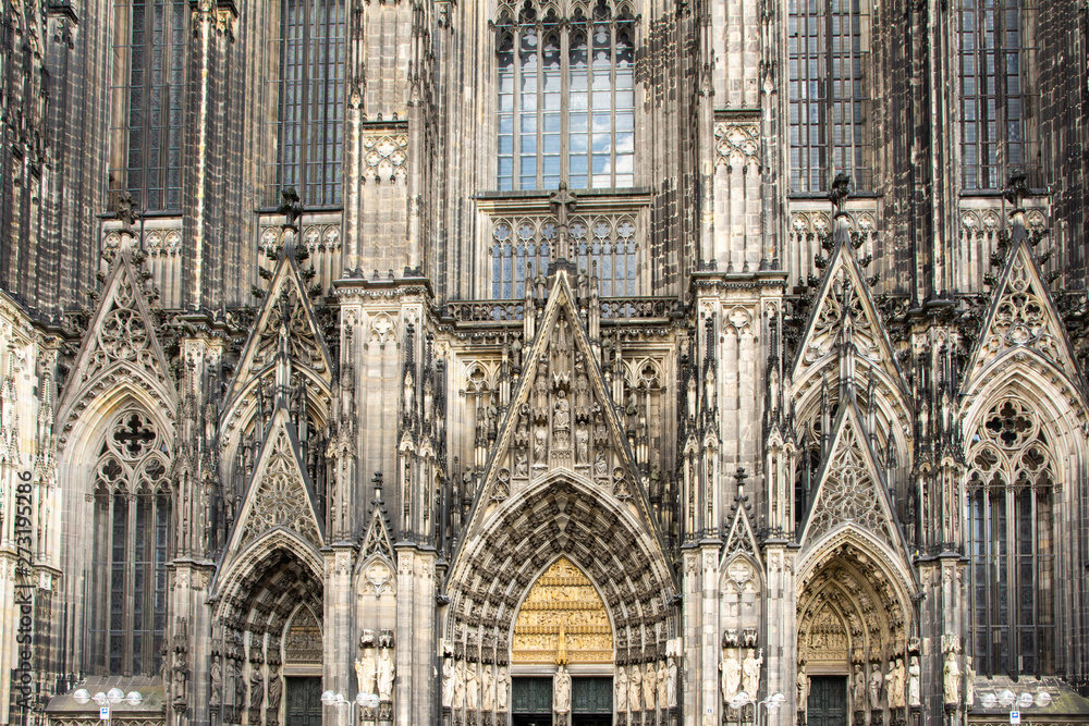 Facade of the Cologne Cathedral