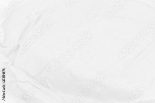 Sofe waves white silk fabric abstract background luxury.