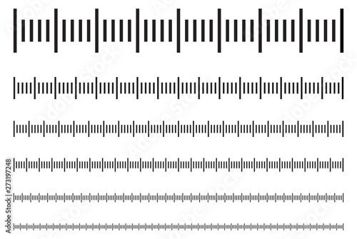 Simple vector illustration of measure scale isolated