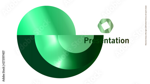 Brochure cover infographics used in marketing and advertising