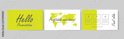 Set of brochures infographics for marketing the promotion goods and services on market