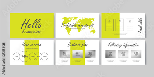 Set of brochures infographics for marketing the promotion goods and services on market