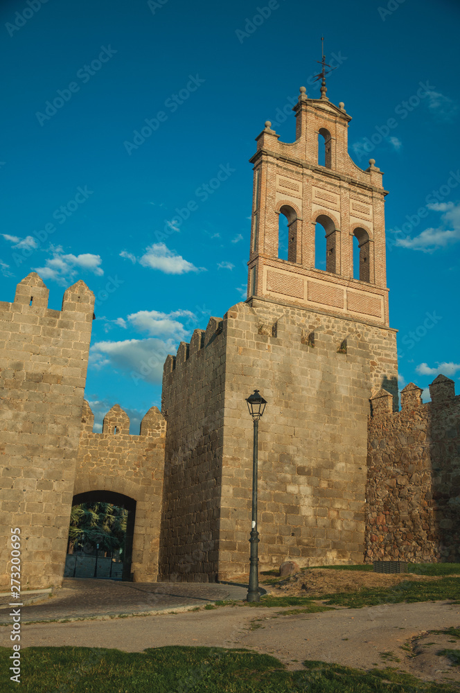 Carmen Gateway and towers in the large wall around Avila