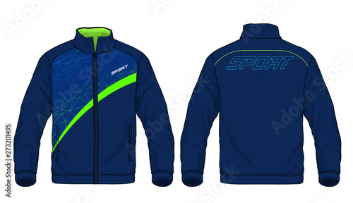 Vector illustration of sport jacket 
