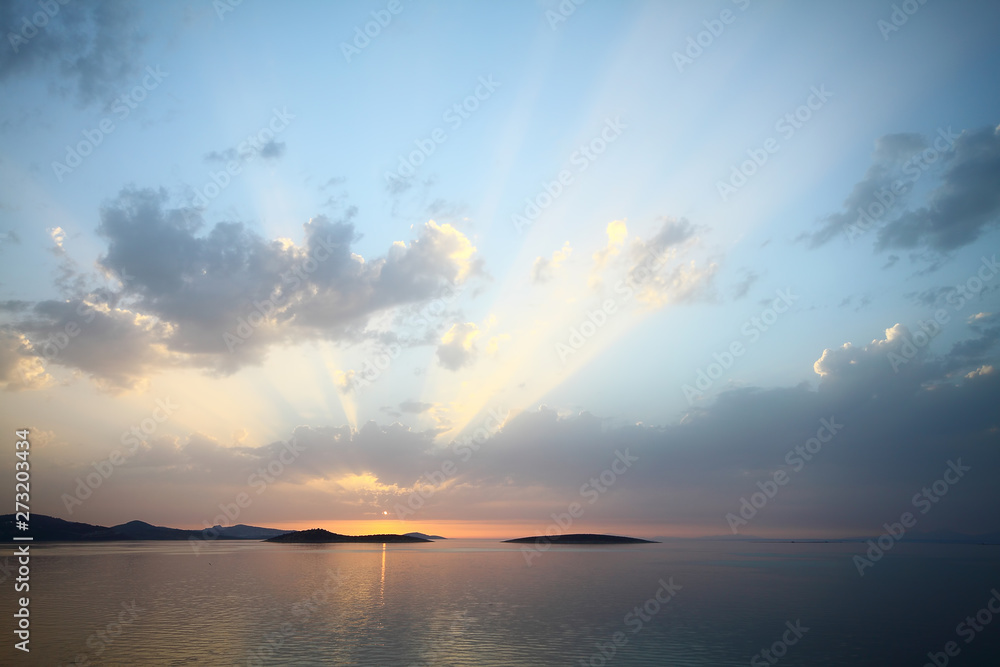 Seaside town of Turgutreis and spectacular sunsets Seaside town of Turgutreis and spectacular sunsets