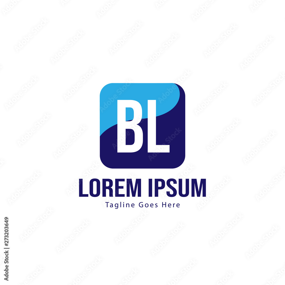 BL Letter Logo Design. Creative Modern BL Letters Icon Illustration BL Letter Logo Design. Creative Modern BL Letters Icon Illustration