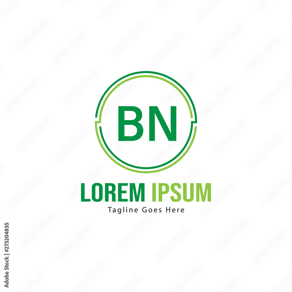 BN Letter Logo Design. Creative Modern BN Letters Icon Illustration BN Letter Logo Design. Creative Modern BN Letters Icon Illustration