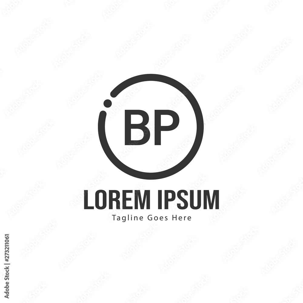 BP Letter Logo Design. Creative Modern BP Letters Icon Illustration BP Letter Logo Design. Creative Modern BP Letters Icon Illustration