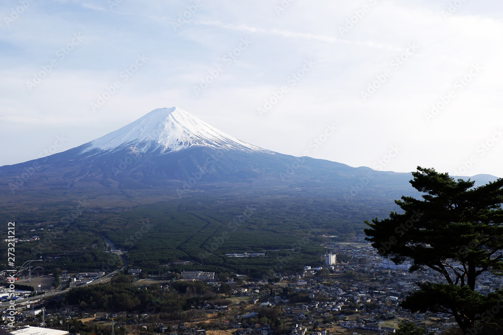 Top view of Fuji Mountain, Kawaguchigo, Japan Stock Photo Top view of Fuji Mountain, Kawaguchigo, Japan Stock Photo