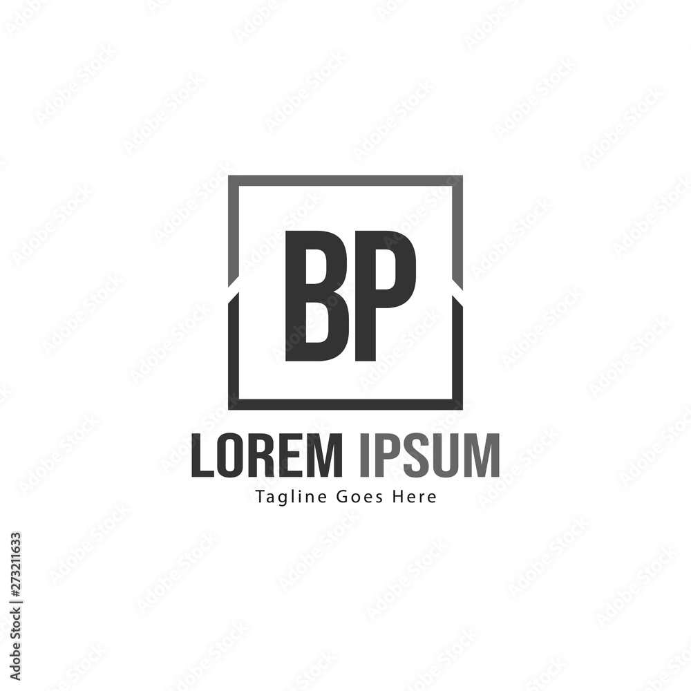 BP Letter Logo Design. Creative Modern BP Letters Icon Illustration BP Letter Logo Design. Creative Modern BP Letters Icon Illustration