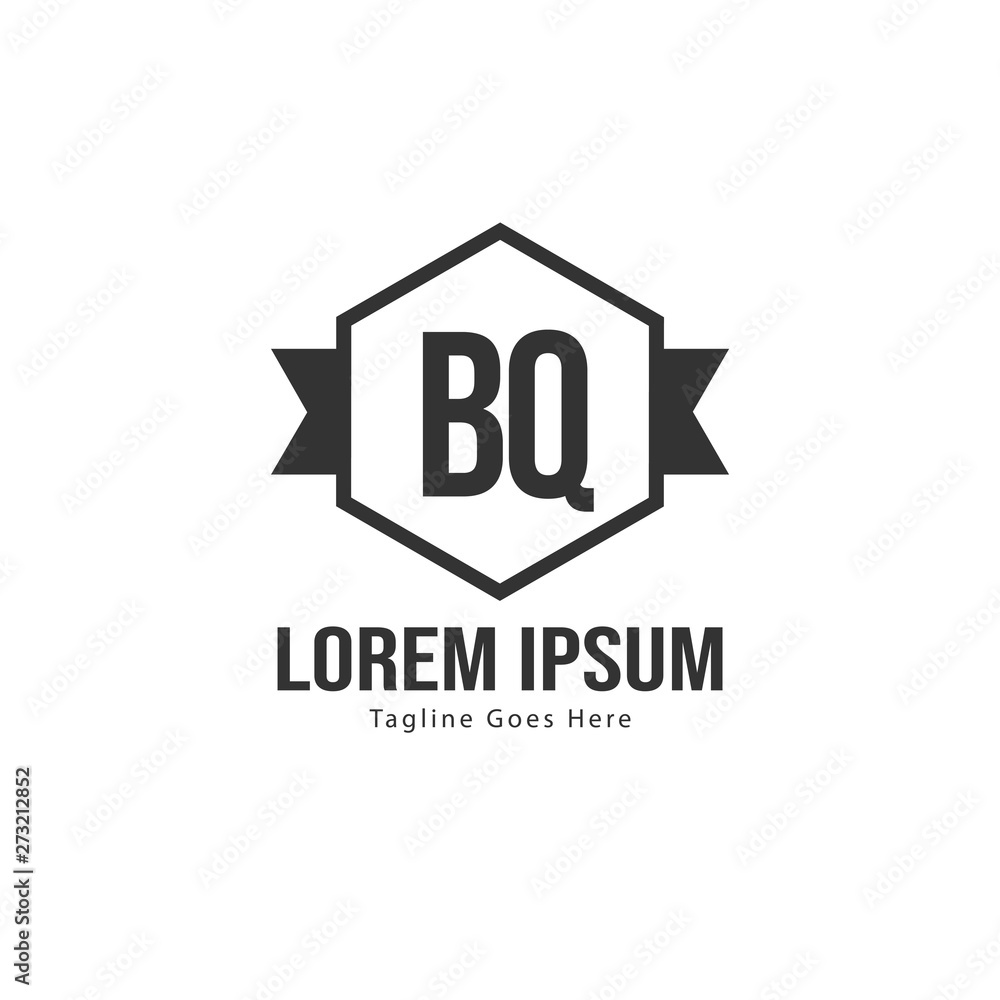 BQ Letter Logo Design. Creative Modern BQ Letters Icon Illustration BQ Letter Logo Design. Creative Modern BQ Letters Icon Illustration