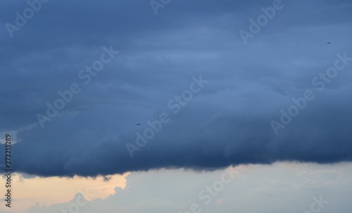 blue sky with clouds