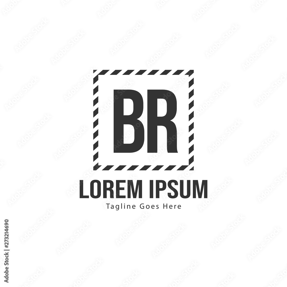 BR Letter Logo Design. Creative Modern BR Letters Icon Illustration BR Letter Logo Design. Creative Modern BR Letters Icon Illustration