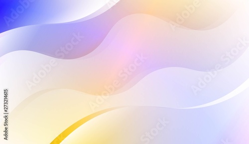 Wave Abstract Background. For Business Presentation Wallpaper  Flyer  Cover. Vector Illustration with Color Gradient.